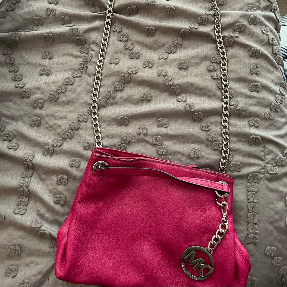 Magenta Michael Kors Crossbody Bag